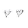 Women's Simple Hollow Heart-shaped Sweet Mini Love Small Earrings