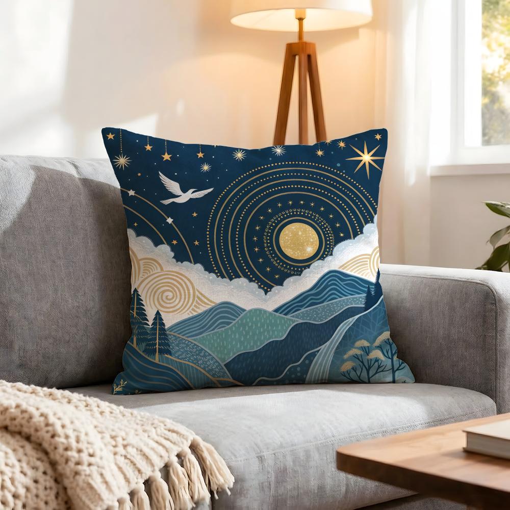 Pattern Tribal Pattern Cushion Cover 1Pcs Decorative Covers Soft Cushion Case For Sofa Couch Decor 40X40 45X45 Pillowcases