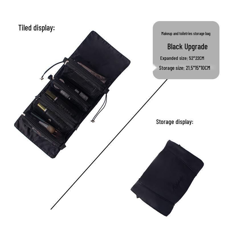Abnehmbare 4-in-1 Multifunktionale Make-up- & Toilettenartikel-Tasche - Große Kapazität Tragbarer Reise-Organizer