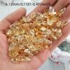 High Quality Natural Crystals Gravels Golden Brazilian Citrine Loose Tumbled Stone Crystal Chips for Reiki Gemstone
