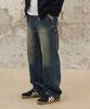 AGOD Bio-Washed Carpenter Wide Denim Pants [Vintage]