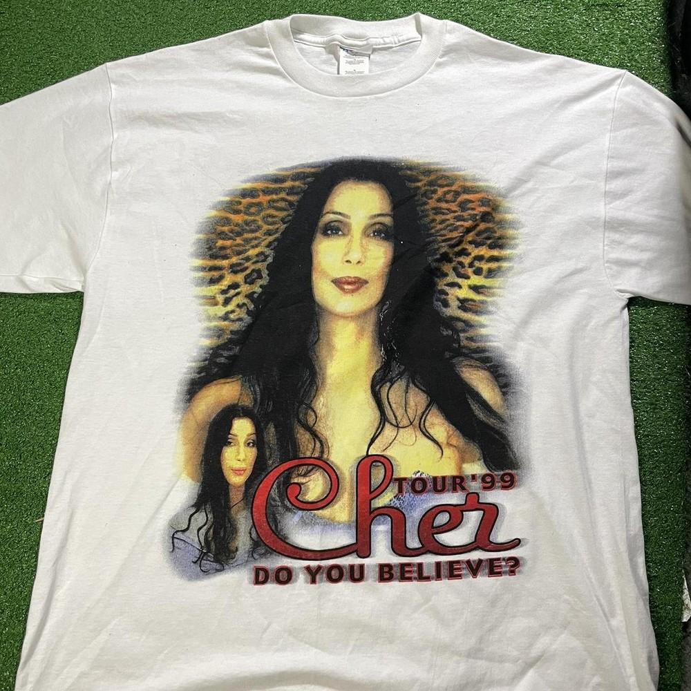 

Vintage Cher Do You Believe Tour 99 T-Shirt Adult S to 5XL IM0118 Unisex T-Shirt XXL