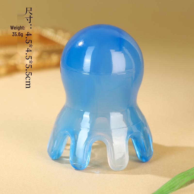 Octopus Scalp Massager Comb - Meridian Therapy & Gua Sha Head Massage Tool