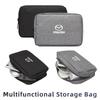 Car Digital Storage Bag USB Data Cable Organizer For Mazda 3 6 2 Axela CX5 CX3 CX30 CX9 Atenza Demio RX7 MX5 CX7 RX8