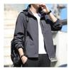 [uptoyou] Windbreaker Jumper Men's Jacket Mountain Parka Blouson Light Outerwear Large Size Outdoor Windproof Cold Protection Waterproof Lightweight