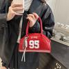 New fashion underarm bag women's tide glossy dumpling bag autumn simple casual one shoulder crossbody women's bag