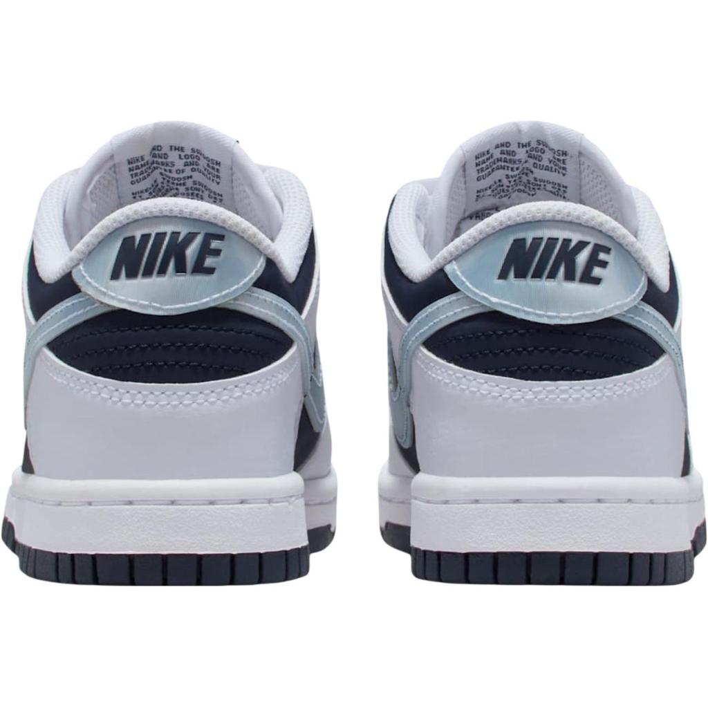 Nike Dunk Light Armory Low Versatile Comfortable Shock Absorbing Durable Low Top Kids Skate Shoes Kids Skate Shoes Blue White II7639-100