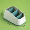 1Pcs New Remote Control Miscellaneous Storage Box Plastic Lattice Desktop Stationery Rack Storages Boxs Home Cosmetics Organizer