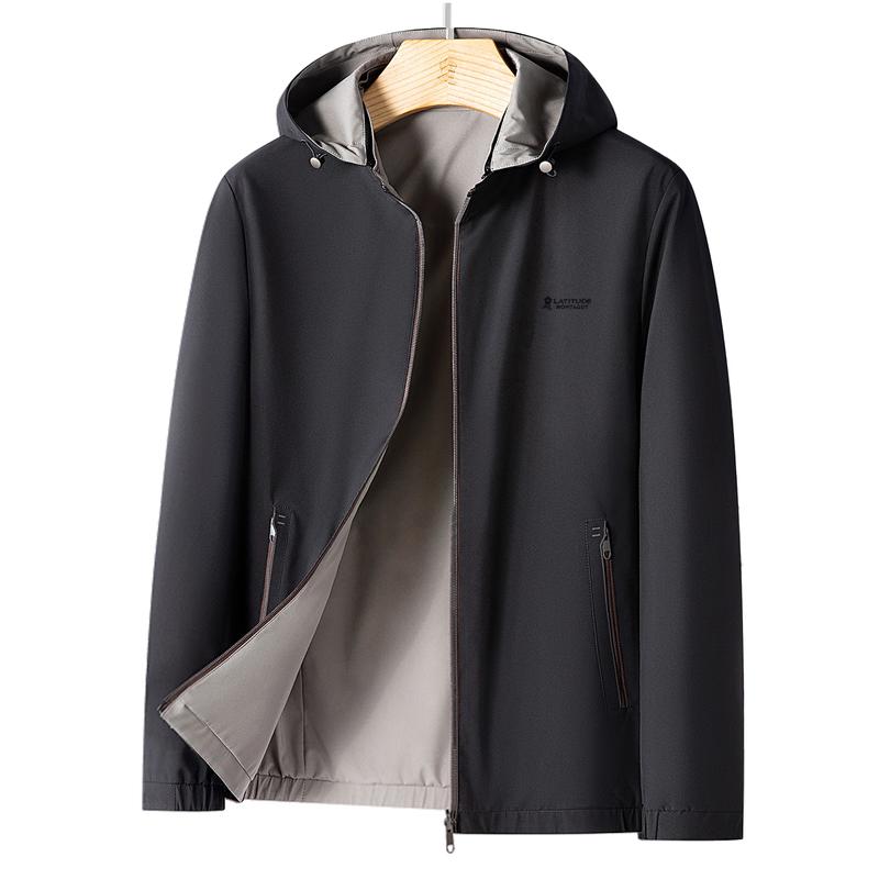 MONTAGUT Men's Detachable Hood Waterproof Breathable Jacket