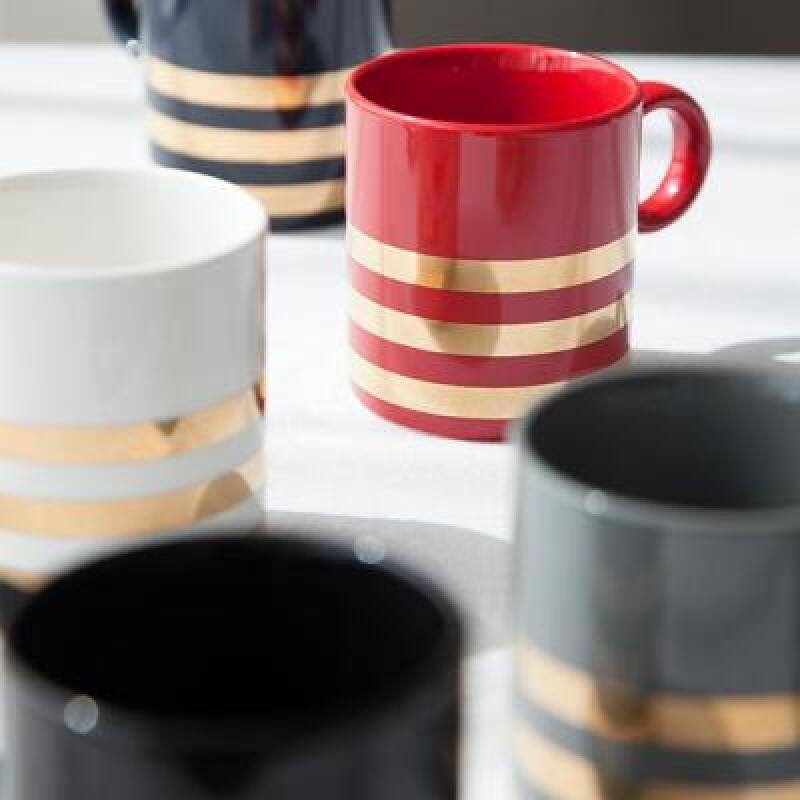 [J TABLE] Aden Gold Line Ring Mug (4 colors)