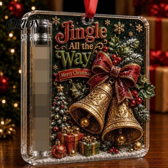 Unique Money Present for Holiday Decoration Christmas Cash Gift Ornament, Acrylic Holder Cash, Funny Decorative Party Xmas Tree Hanging Tree, Supplies