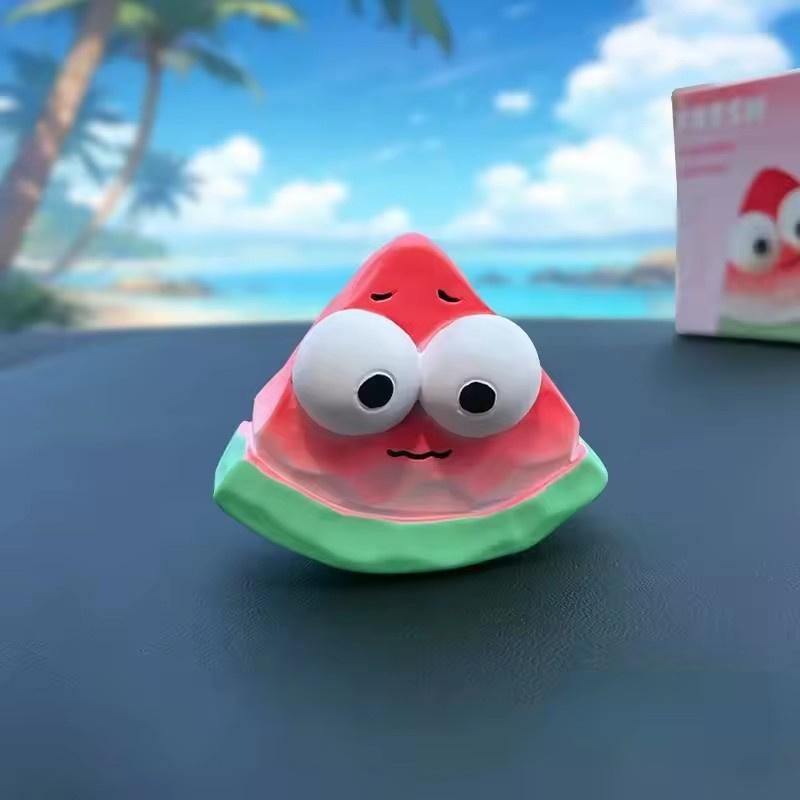 

Украшение на приборную панель автомобиля Фрукты Автомобильные украшения Мультяшные Овощи Украшения для интерьера центральной консоли Имитация для дома/офиса