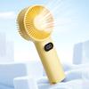 Small Handheld Fan 100 Speed Adjustable LCD Display USB Rechargeable Summer Cooling Fan Portable Travel Mini Personal Fan