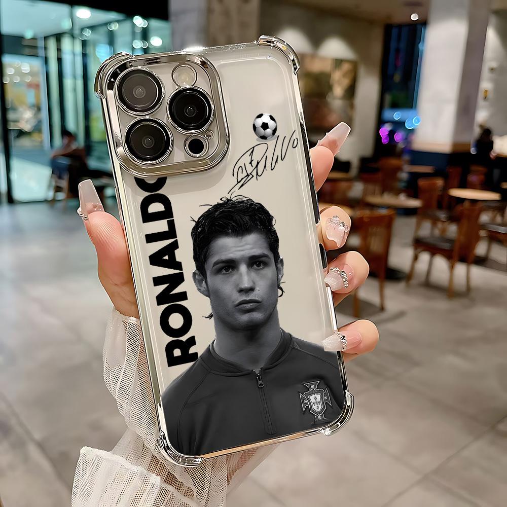 

Famous football players C-CR7 Plating Phone Case For Xiaomi 15T 15 14 13 Poco M7 F7 F4 F5 X7 Pro Ultra 4G 5G Anti Fall Airbag Poco X3 NFC 4G