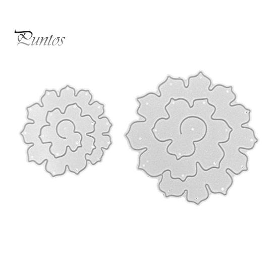 

2 шт. Цветочная комбинация вырубной штамп DIY скрапбукинг бумага открытка альбом декор