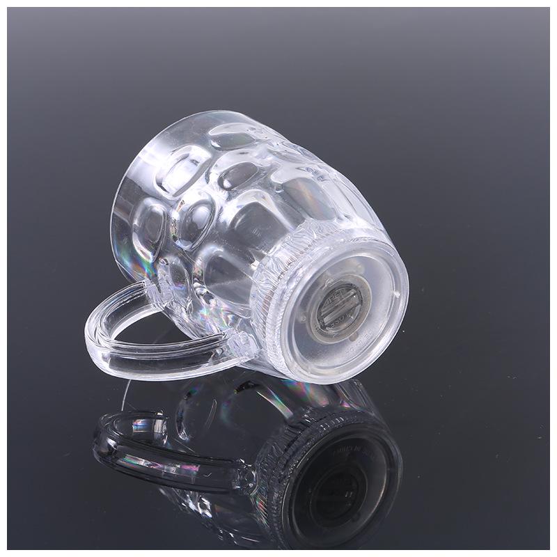 Seven-Color LED Pineapple Beer Cup – Water-Induction Luminous Bar Cup