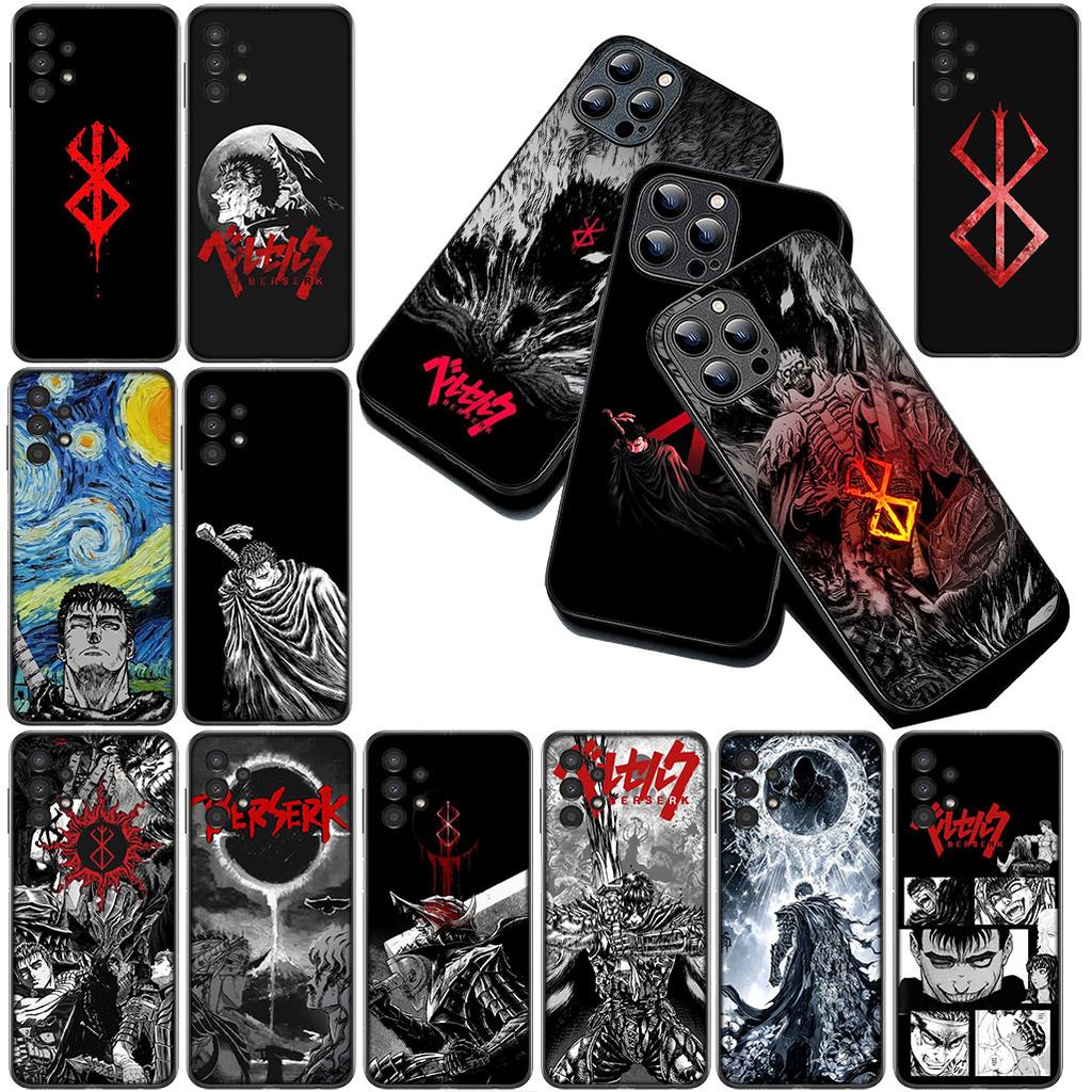 Casing for Samsung Galaxy S10 S8 S9 Plus A33 A34 A31 70 A71 A72 Note 20 9 8 S10E Phone Cover Soft Case Berserk Wallpaper Guts
