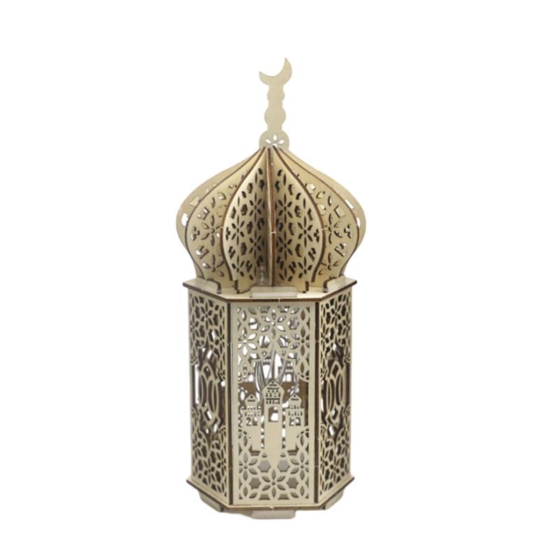 

Mosque Shape DIY Table Ornament with Light Kareem Family Farmhouse Table Islamic Ornament Eid Mubara