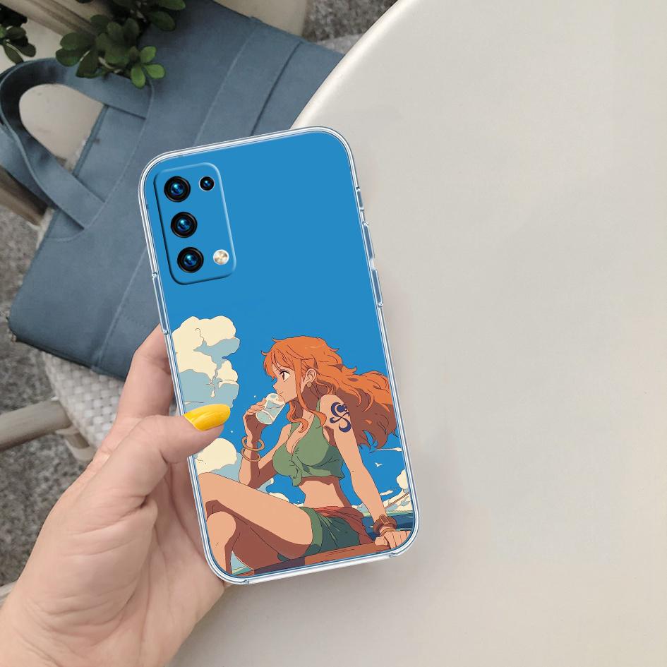 FM40 One Piece Nami Transparent Phone Case for Motorola Moto G40 G04 G05 One Ace Action  Fusion + Plus Hyper Macro Vision Zoom