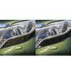 For Toyota Land Cruiser Prado 2014-2017 Carbon Fiber Headlight Eyelids Eyebrows