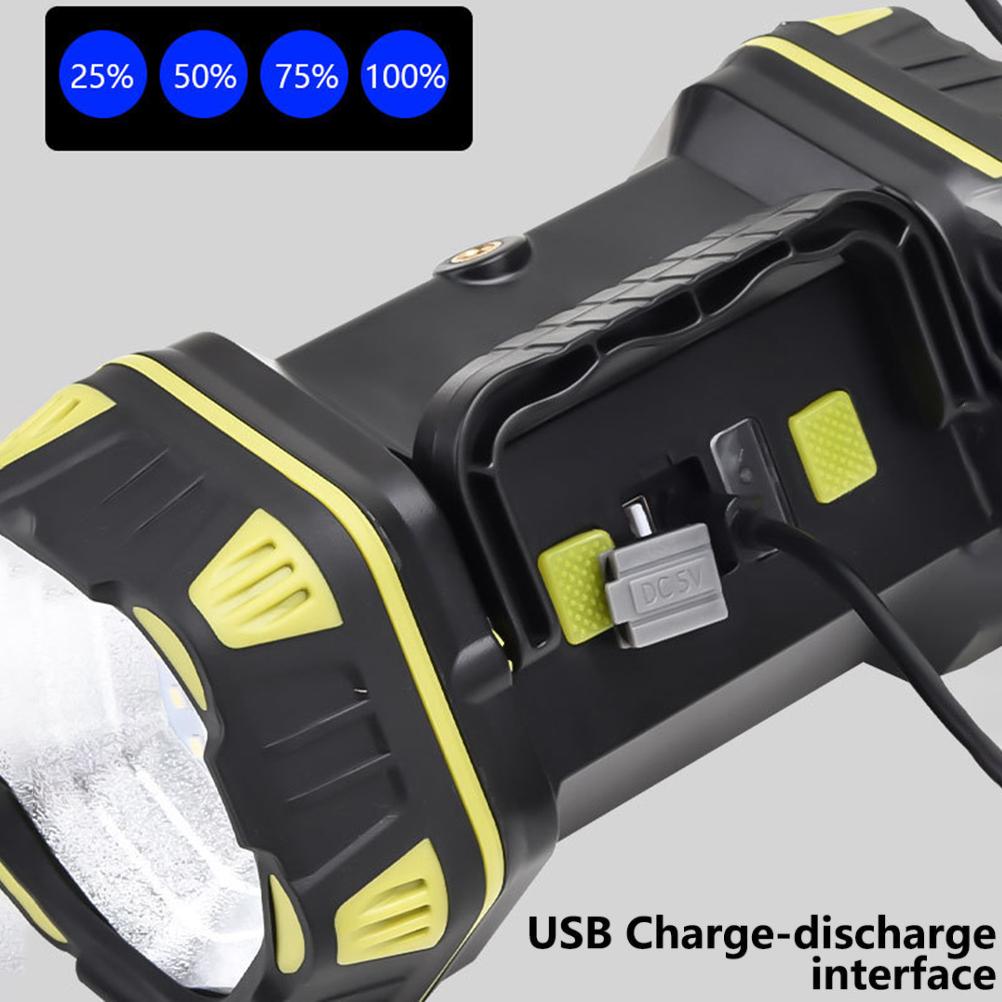 LED Camping Lantern Rechargeable Waterproof Tent Light with 4 Gear Light Adjustment Red Light Power Display for Outdoor