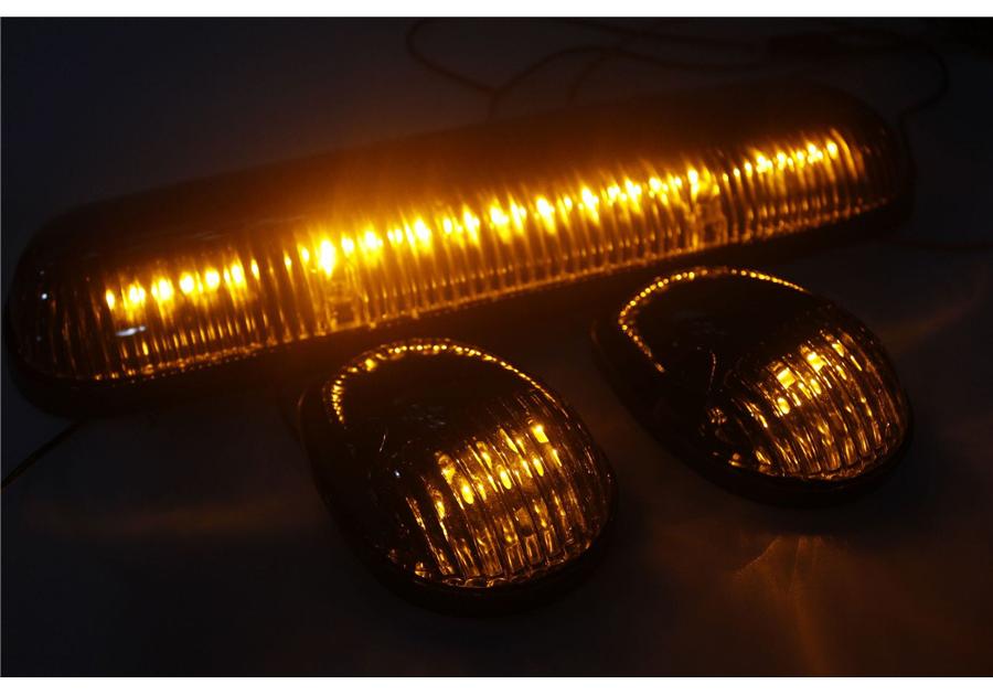 3pcs Lens Material: PC For 2002-2006 Chevrolet Silverado/gmc Sierra Trucks With Factory Installed cab Lights 2007...