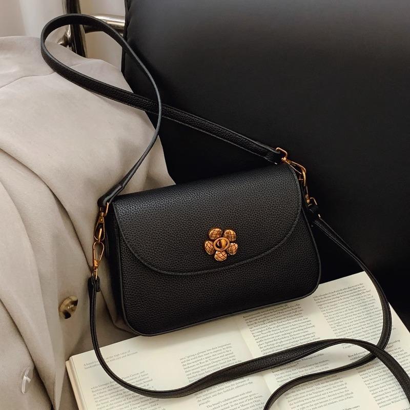 

Сумка Женская Новая Универсальная Наплечная Сумка-Мессенджер Дорожная Модная Маленькая Квадратная Сумка чёрный