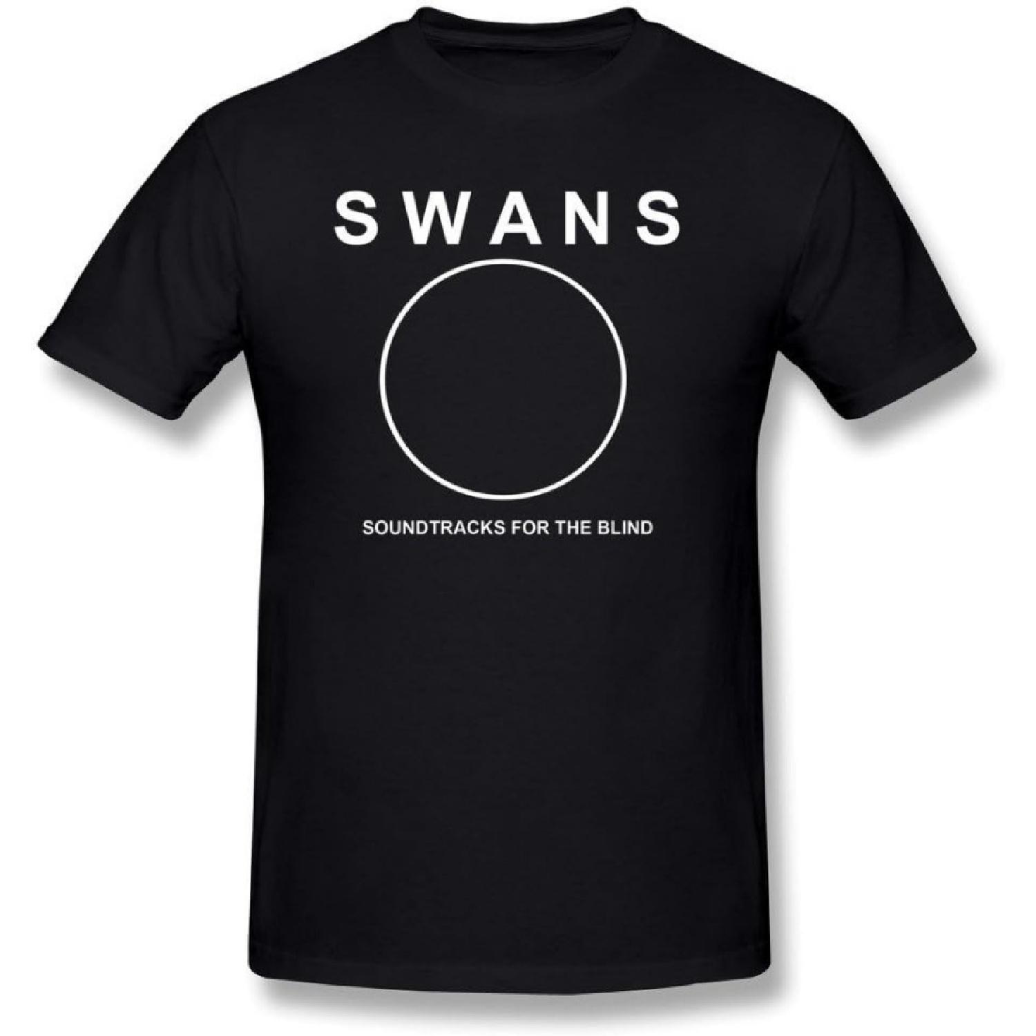 

ZHENGMAO Men s The Swans Band Logo Sign T-Shirt XXXXXL чорний