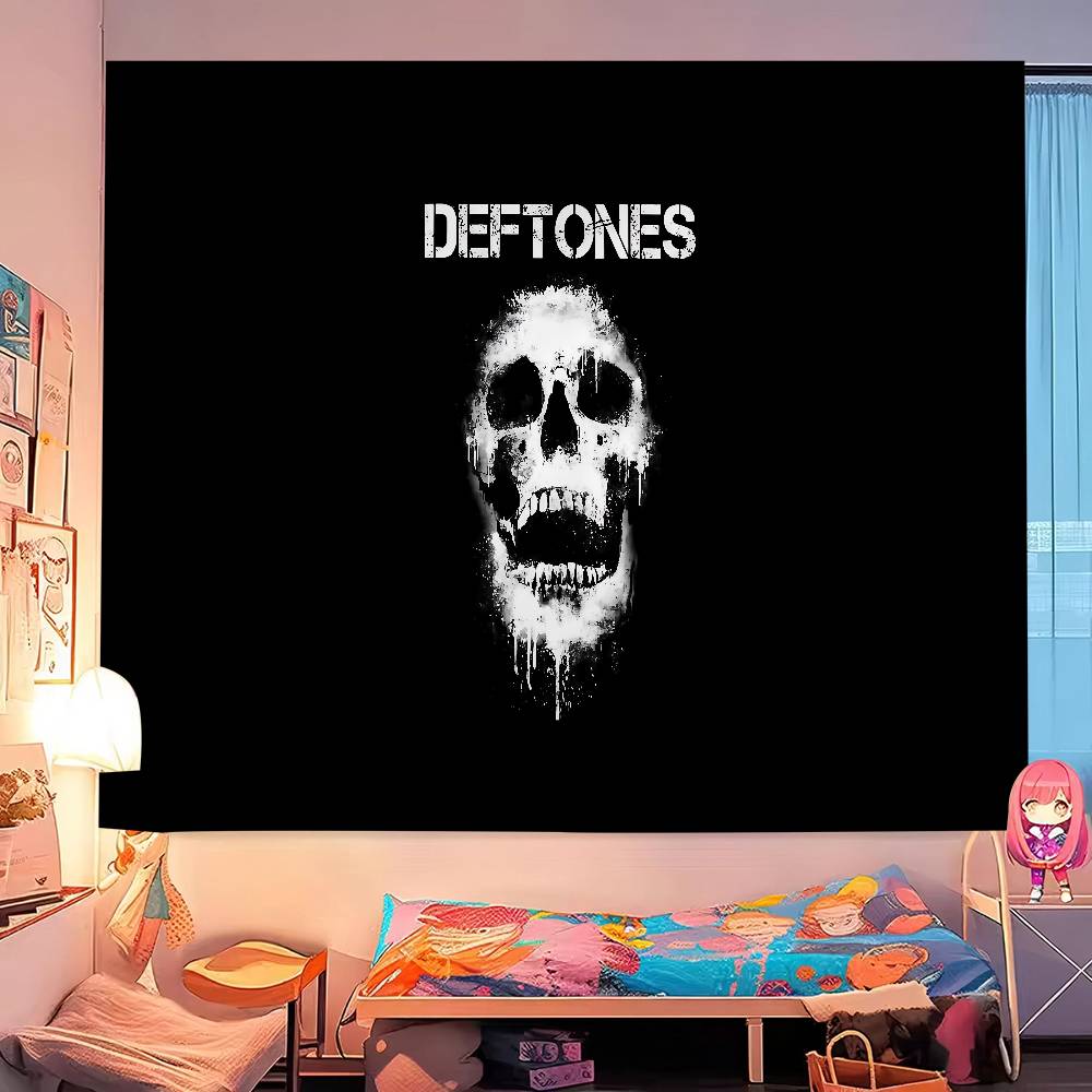 Band DDeftones Music DIY Wall Tapestry For Living Room Home Dorm Decor Wall Art Decor