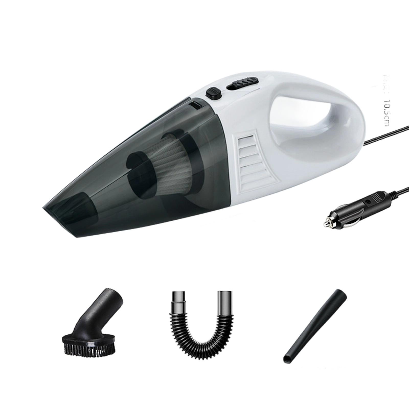 

Wireless Handheld Car Vacuum Cleaner, High Power Rechargeable, Wet Dry Use for Home & Car one size білий