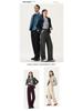Women's Fashionable Gray Fleece-Lined Winter Pants: Petite, Narrow, or Wide-Leg Acetate Wool Sweatpants.