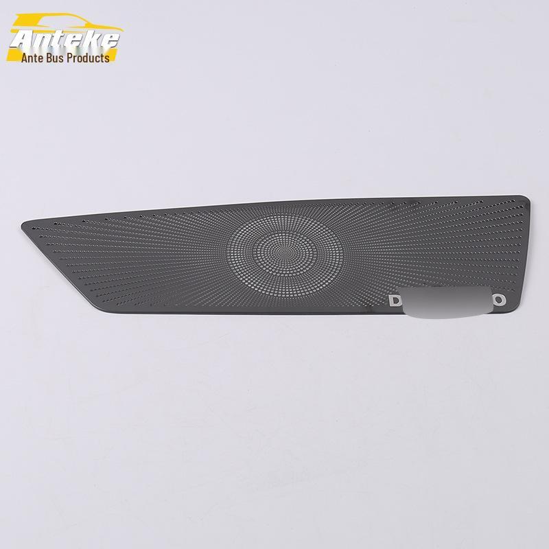 18 CC Front Panel Speaker Cover: Center Console Audio Box Decorative Sequin Sticker (Front Row).