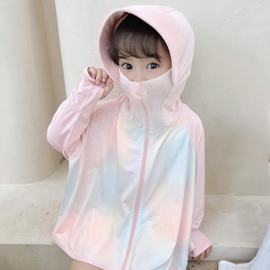 Kids UPF50+ Sun Protection Jacket UV Protection Lightweight Breathable Summer Loose Fit Sun Hoodie for Toddlers and Children