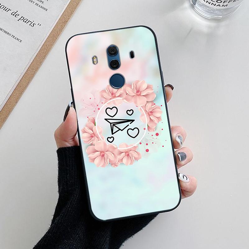 

For Huawei Mate 10 Lite Case Mate 10Lite Mate 10 Pro Cute Flower TPU Silicone Case For Huawei Mate 10 Lite Soft TPU Coque Cover For Mate 10 Lite