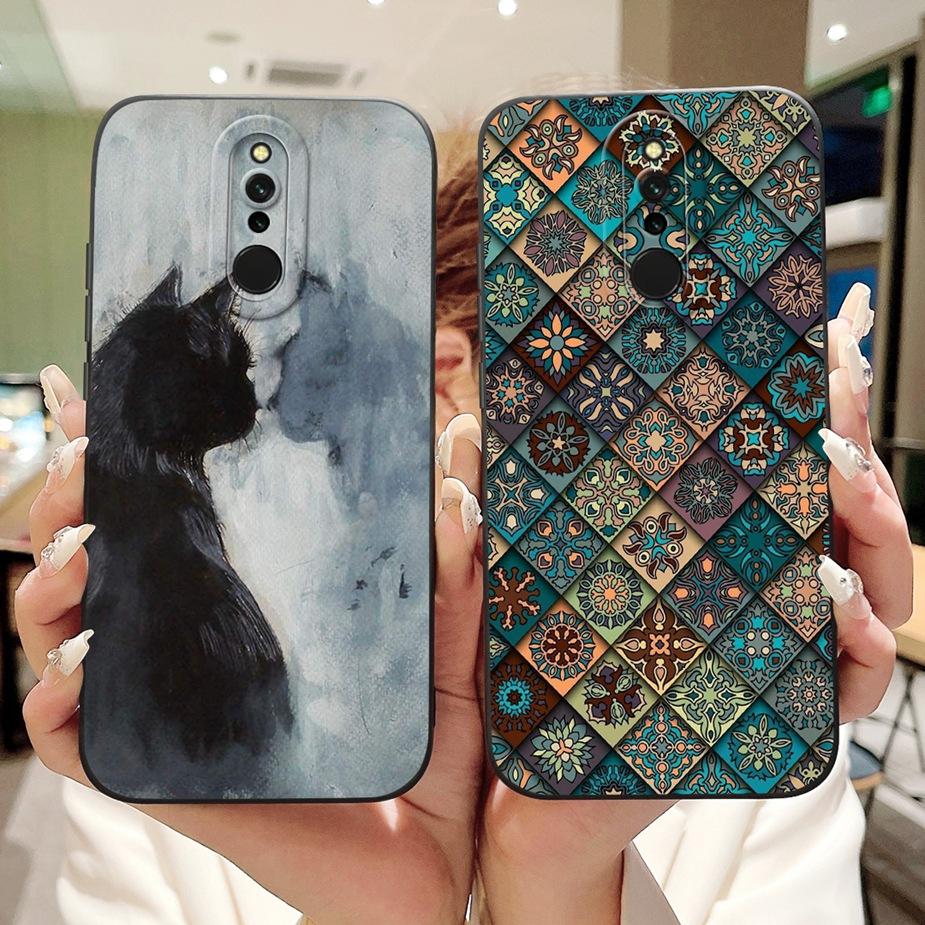 For Xiaomi Redmi 8 Case Redmi8A Cute Happy Cat Cartoon Cover Shockproof Soft TPU Phone Case For Xiaomi Redmi 8A 8 Redmi8 A Shell