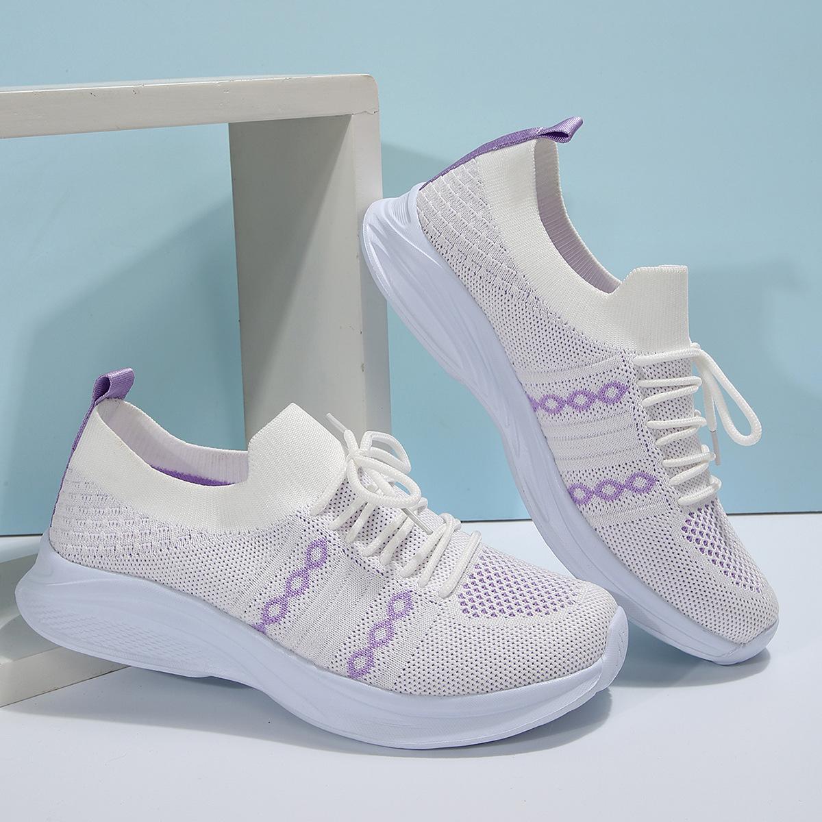 

Сетчатые дышащие одинарные туфли женские низкие на толстой подошве повседневные спортивные одинарные туфли 42