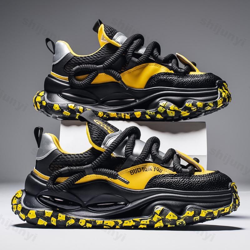 Fashion Fashion Trend Casual Low Top Non Slip Sport Shoes for Men 2025 Autumn New Mesh Breathable  Comfortable Versatile Chunky sneakers
