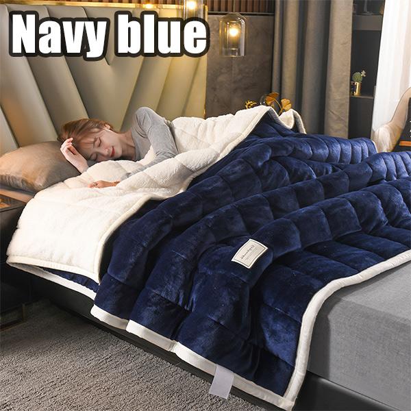 Zimní zateplená deka Třívrstvá laminovaná bavlněná kompozitní deka Zesílená Single Double Pohovka Povlak Deka Deka z jehněčí vlny