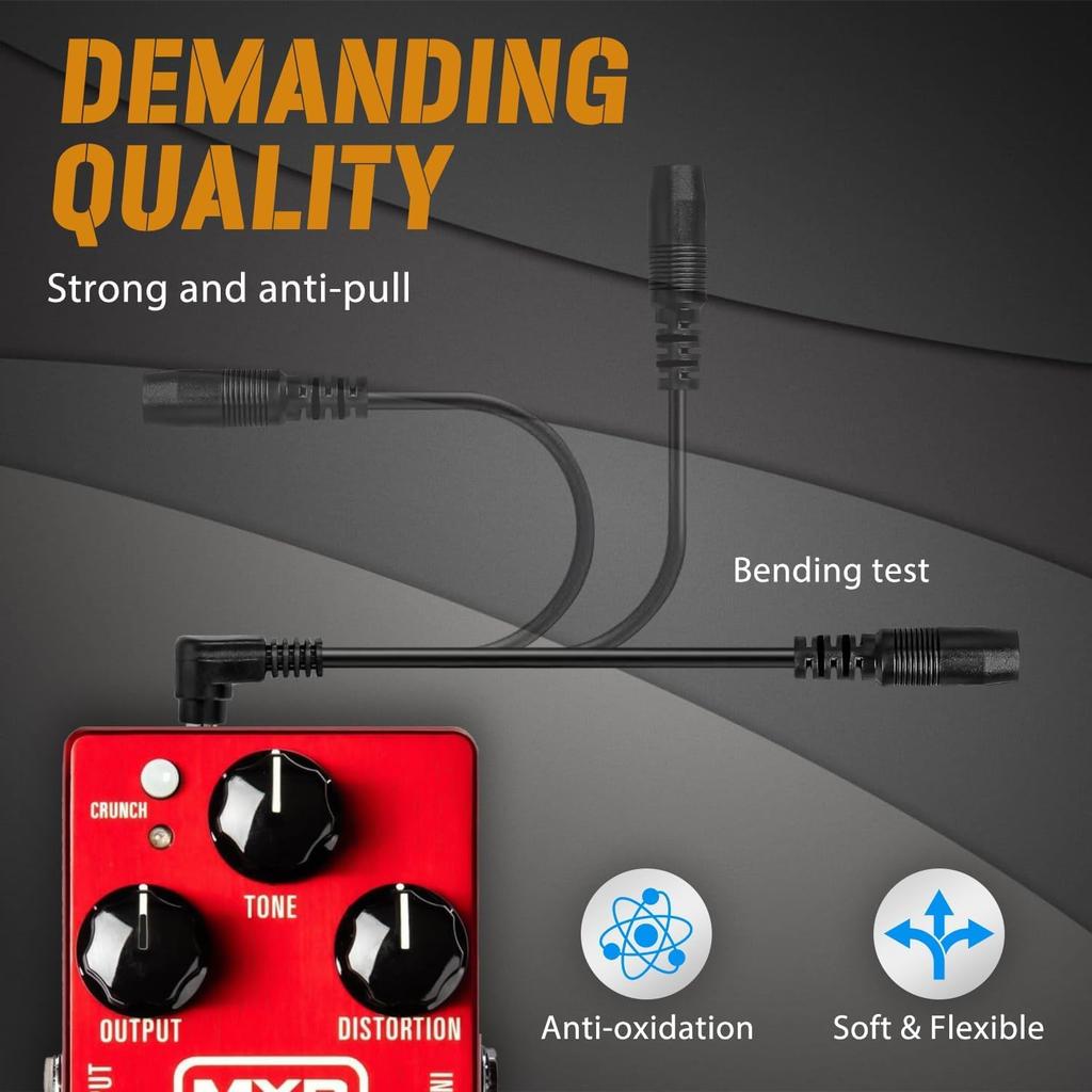 STRICH DC9V 1A Power Supply for Electric Guitar and Effects Pedals SPA-10 6-Channel