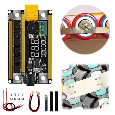 GX591 Lithium Battery Spot Welding Machine Spot Welder Control Board 99 Gear Welder for 0.1-0.2mm Nickel Sheet for 18650 Battery