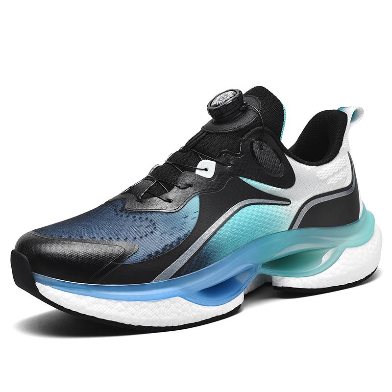 

Кросівки з обертовими кнопками для бігу Чоловічі Жіночі Модні Світловідбиваючі Кросівки Чоловічі Амортизаційні для Джогінгу Спортивне Взуття Протиковзке Тренувальне Взуття 36