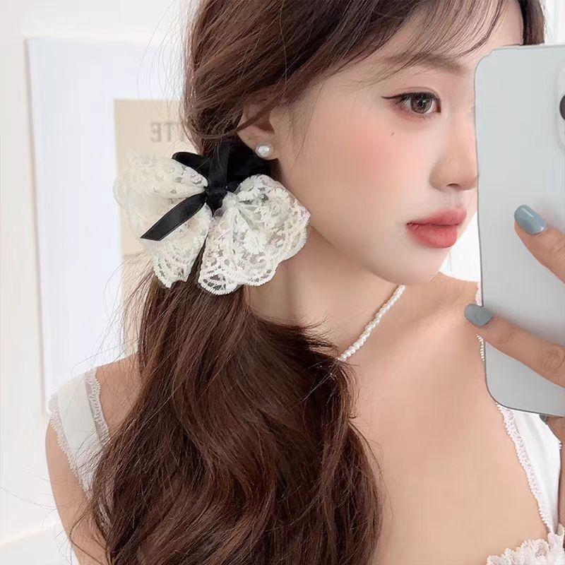1pc New lace bow, large intestine headband, Korean version hair accessory, sweet headband, cute headband