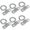 IRENPORU 6pcs 3/8" D-Ring Heavy Duty Truck Tie Down Anchor Steel 6000lb Tie Down