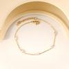 Premium retro emerald diamond bracelet temperament light luxury white zircon geometric stainless steel bracelet women