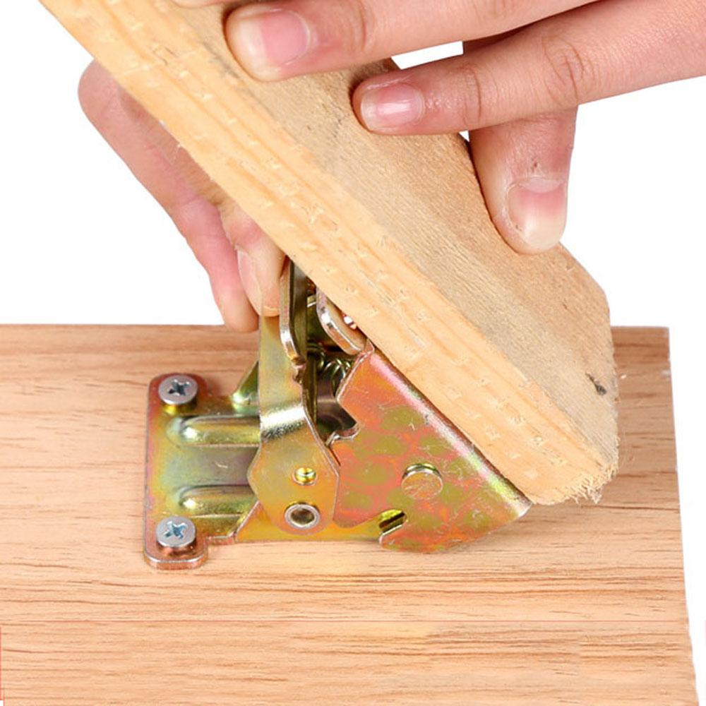 Workbench Feet Foldable 90 Degree Folding Hinge Self-Locking Furniture Hardware Table Leg Bracket