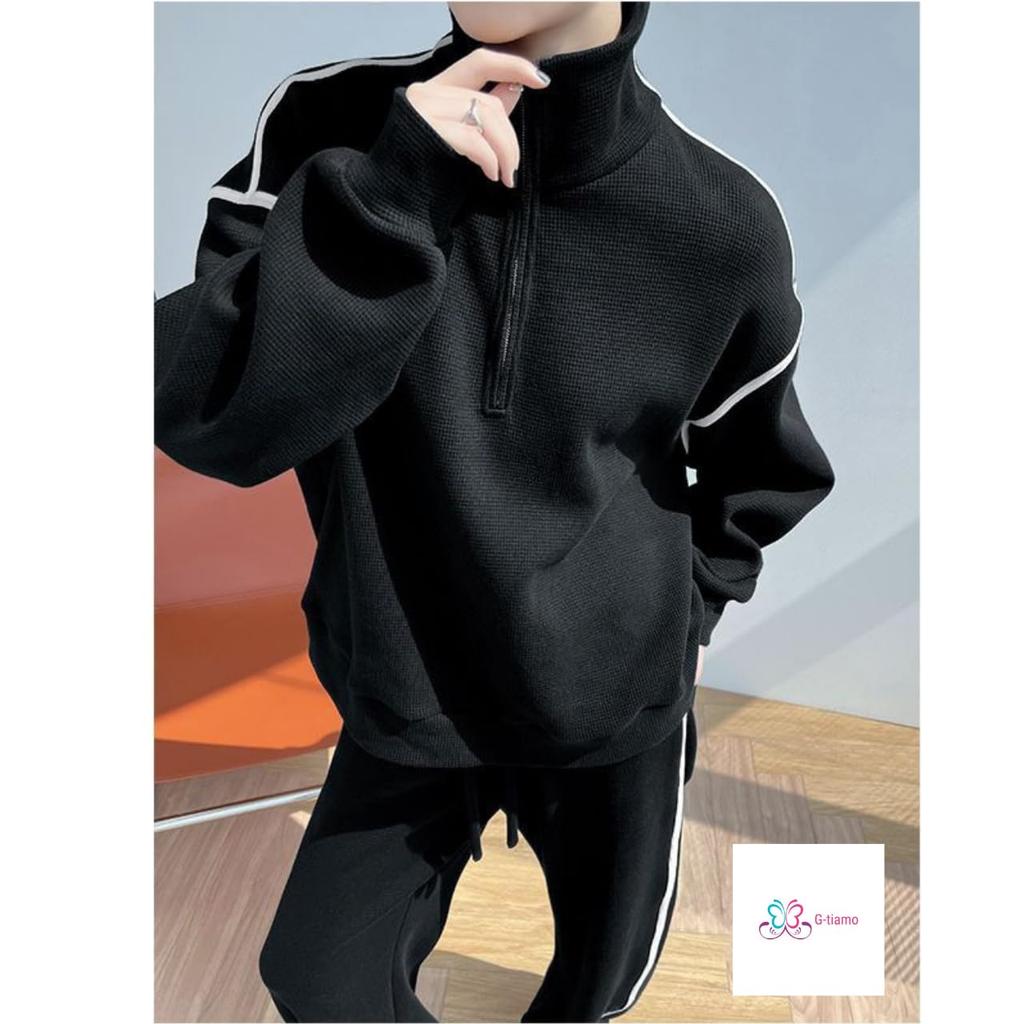 Loungewear Stylish and Loose Perfect for and Stylish and Simple Pullover Sweatshirt G-tiamo Women's Set, Cute, Fit, Loungewear, Sports, Fitness. (JP,