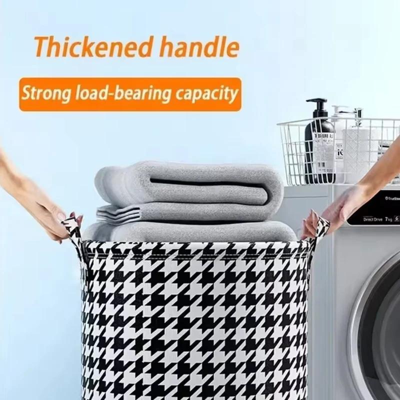 Foldable Dirty Laundry Large Size Dirty Cloth Storage Bucket Dirty Fabric Storage Basket for Waterproof Laundry Toy Organizer