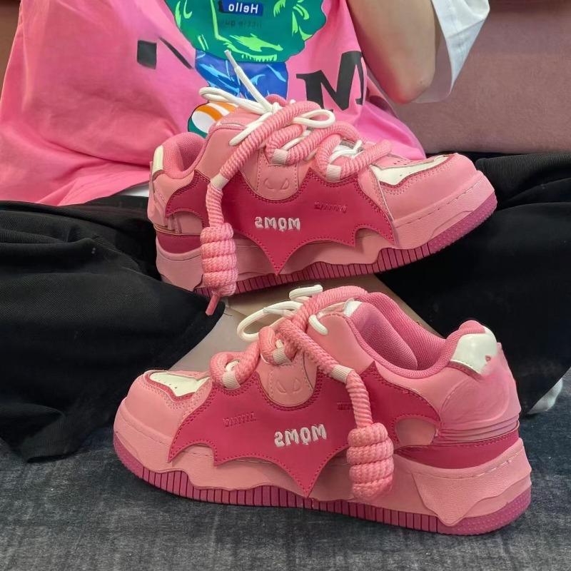 Fashion Sneakers for Women Fad Versatile Platform Bread Shoe Trendy Student Board Shoe Women Leather Comfort Casual Shoe Zapatillas Muje