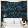 Looking Up Forest Starry Night Sky Wall Tapestry Tall Pine Tree Blue Cosmic Nature Landscape Scenery Bedroom Living Room