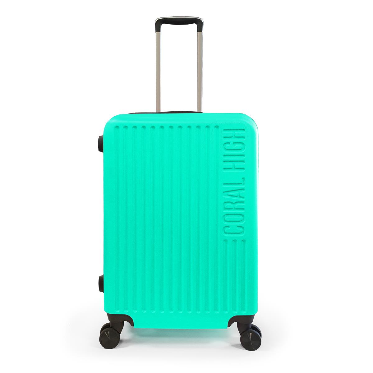 

Чемодан среднего размера Coral High ABS Water Green 16422